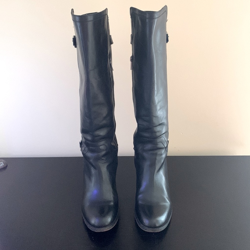 Vintage EUC FRYE Janis Shield-Tall Leather Boots